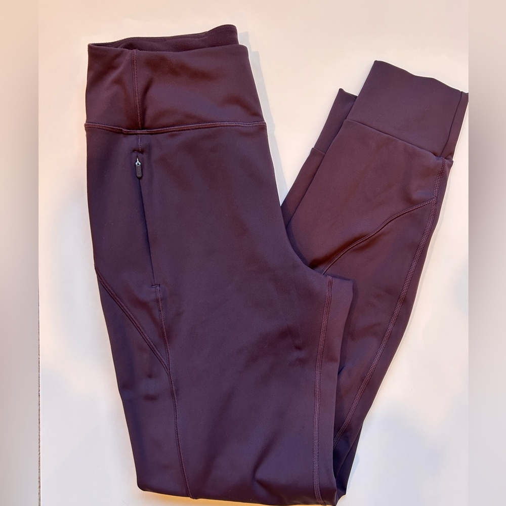 Athleta Rainier Mid Rise Jogger Purple S Tall - Picture 3 of 4
